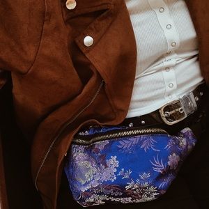 Asian Print Fanny Pack